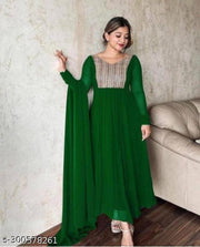 women's fancy embroidery kurti with dupatta