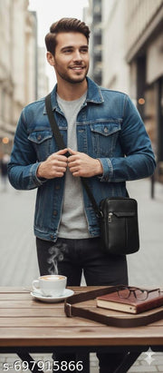 black  SIDE BAG ,SLING BAG