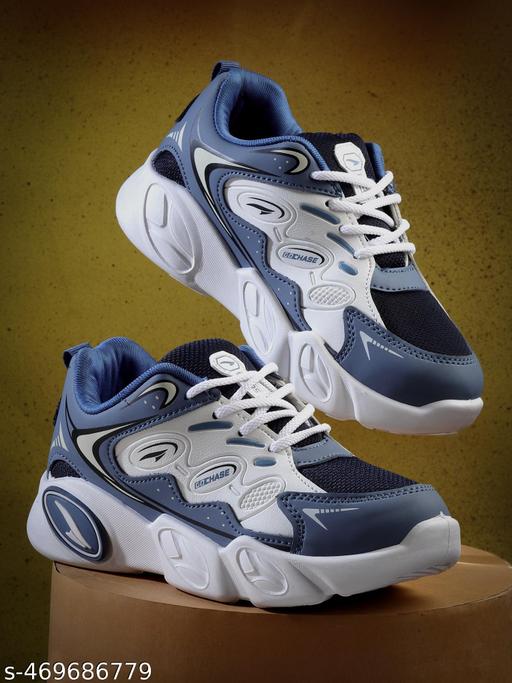 Asian VISION-02cSLTBLUWHT Sneakers Shoes for Kids