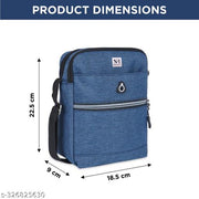NFI essentials Small Unisex Sling Bag Cross Body Bag for Travelling, Business Messenger Bag Travelling Bag one Side shoulder Bag