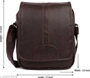 Stylish Professional Casual Synthetic Leather Unisex Bag/Shoulder Bag for Men/Travel Bag/Cross Body Bag/Stylish Sling Bag for Men