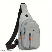 1pc Durable Chest Bag, Outdoor Mountaineering Cycling Travel Crossbody Bag, Small Lightweight Portable Waist Bag, Three-layer Large Capacity Fanny Pack