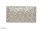 Ladies Gold/Golden Clutch For Parties/Marriages/Functions Handbags - THOC