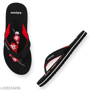 Women's Comfortable Trending Stylish Slippers And Flipflop Slippers Flip Flops Set of 2 combo