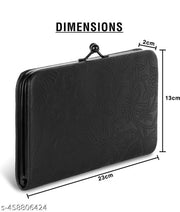 Fantastiqo Embossed Floral Clutch for Women - Elegant and Timeless Trendy