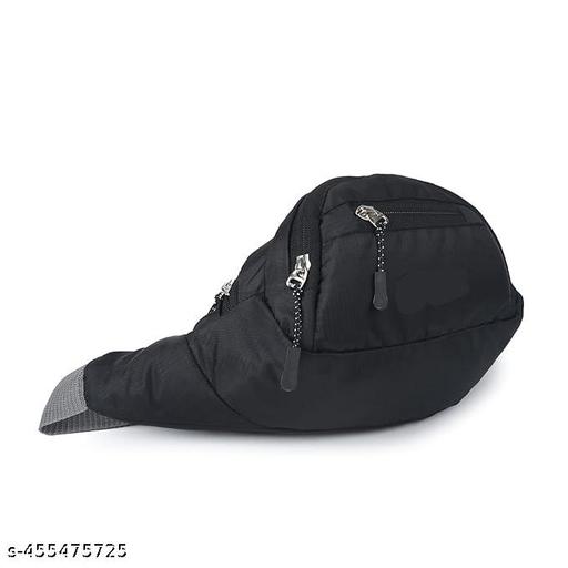 ROCKZONE Unisex Waist bag Black (Black)