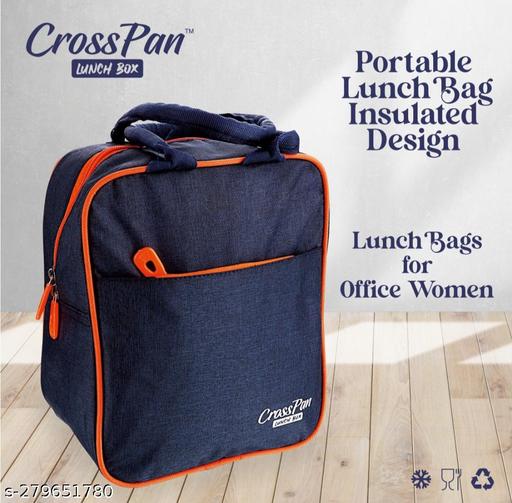 Office Lunch Bag / Tiffin Bag / Travel Bag  for Office, College, School and Travel, Colour Navy Blue