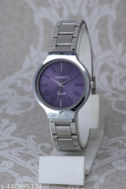 Unique and attractive solid round dail high quality stainless steel chain watches for girls and women