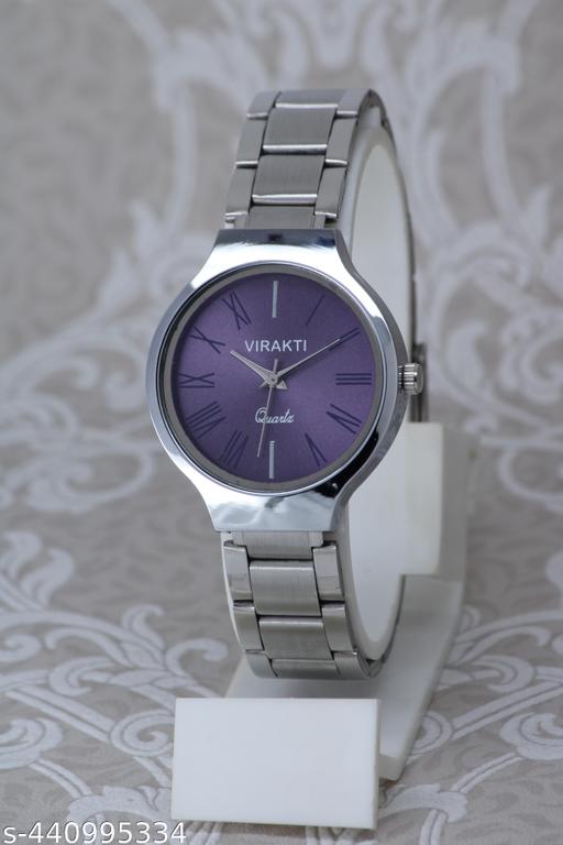 Unique and attractive solid round dail high quality stainless steel chain watches for girls and women