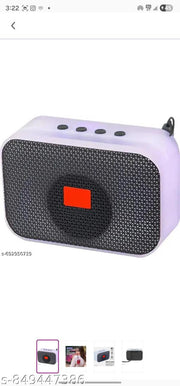 Outdoor Bluetooth Speaker with HD Stereo Sound, USB, TF Card, AUX & FM Radio | Rechargeable Wireless Music Speaker for Travel & Camping
