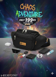 Explorer Sports Waist Bag | Adjustable Fanny Pack for Travel & Gym
