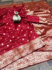 signagraph Woven Banarasi Silk Blend, Art Silk Saree