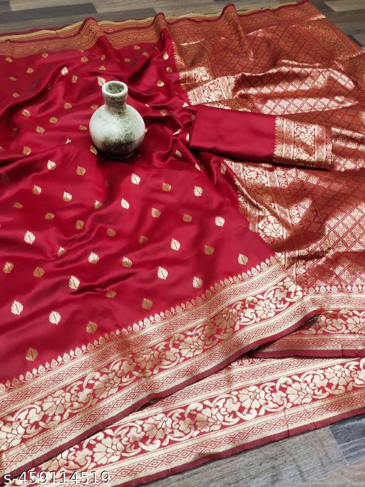 signagraph Woven Banarasi Silk Blend, Art Silk Saree