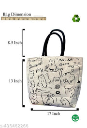 Purrfectly Chik Tote Bag – Cute Cats Edition! Grocery bags l Shopping bags