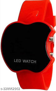 Apple Shape LED Digital Watch with Soft Band for Kids Girls/Boys - Good Gift for Kids