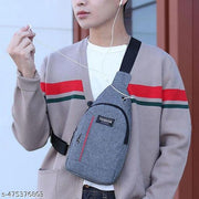 GREY SHOULDER BAG