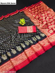 ARK Saree Traditional Wear Mysore  Printed Art Silk Saree