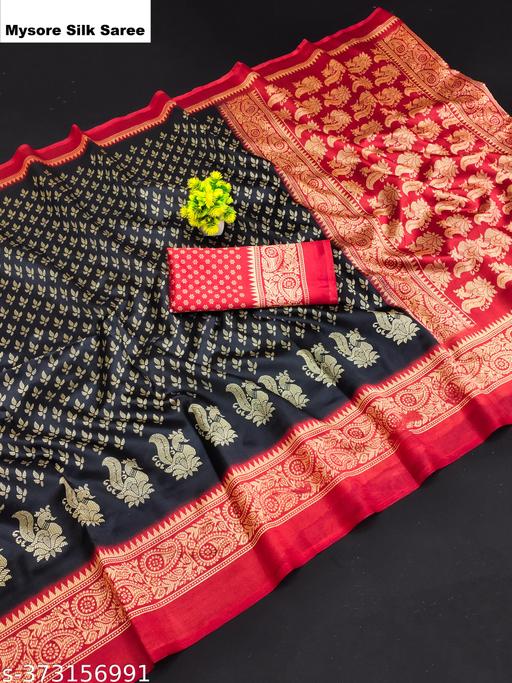 ARK Saree Traditional Wear Mysore  Printed Art Silk Saree