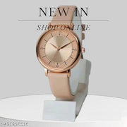 New Ethnic Solid Embossed Designer Leather Belt Analog Watches for Women Watches for Girls