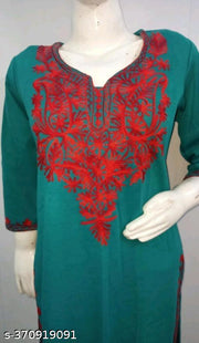 "Winter Bliss: Explore Cozy Chic with Our Luxurious Woolen Kurti Collection"