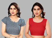 Combo of Printed, Daily Wear, Georgette Sarees with blouse piece(Pack of 2)