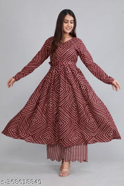 Beautiful Anarkali gowan reyon febric & Beautiful print fornt beautiful Embroidered