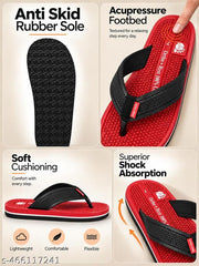 Ortho + Rest Doctor Orthopedic Slippers for Men | Anti-Skid Flip Flops with Acupressure Massage Footbed | Extra Soft and Comfortable Doctor-Recommended Chappal for Pain Relief