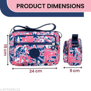 Crossbody Purse for Women, Nylon Waterproof Shoulder Purse
