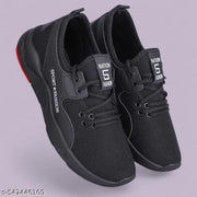FK - Black Sports Shoes – Comfort & Style Combined.