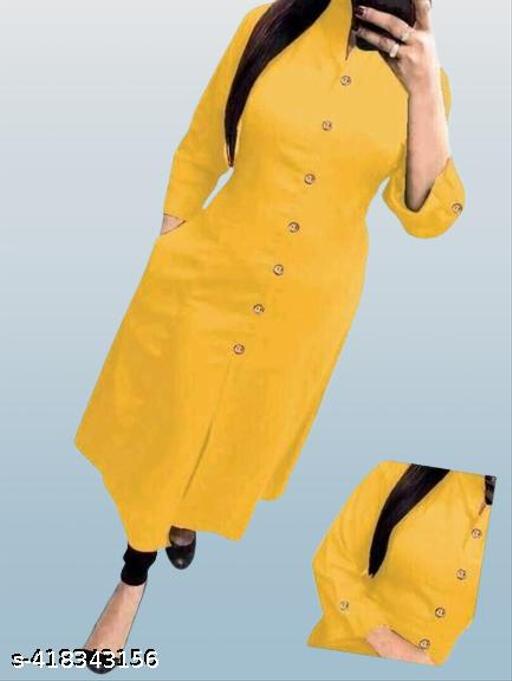 Trendy Pocket Kurti  for Girls