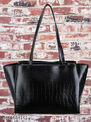 Fashion PU Leather Tote Bag For Women Handbags Female Simple Large High Capacity Shoulder Side Bag Purses| Tote Bag For Women| Vintage Handbags| Large Bag