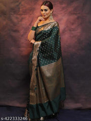 Unique Soft Silk Saree With Wonderful Blouse Piece