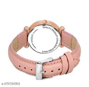Flower Round Dial Analog Wrist Watch For  Women and Girls Pack of 2 Watch