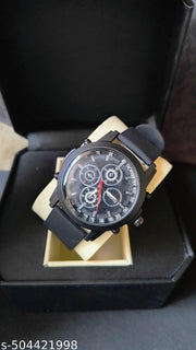 New Trading Casual Silicon Strap men watch Pack of -1