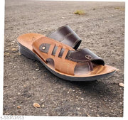 New Flip-Flop & Sllipers for Men Slip-On (Brown)