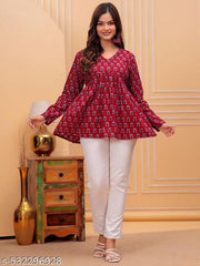 Comfort Fit Short Kurta for Summer ||  Elegant Design for Comfort & Style
