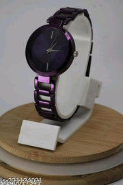 Best Quality Ethnic Solid Dial Metal Analog Watches for Women