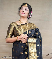 Gazal Fashions Banarasi Silk Saree