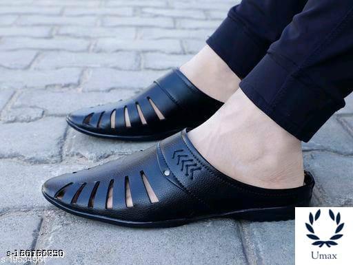 Stylish Men's Synthetic Grey Juttis