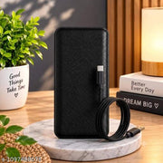 Portable PowerBank with USB Charging Cable | Compact Rechargeable Battery Backup for Mobile