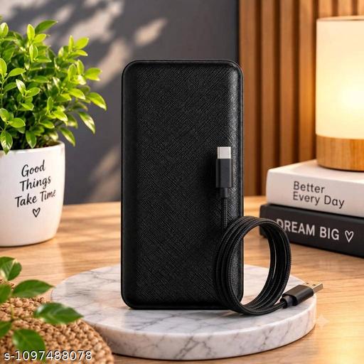 Portable PowerBank with USB Charging Cable | Compact Rechargeable Battery Backup for Mobile