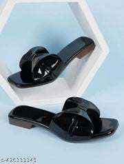 Synthetic Flat Sandals