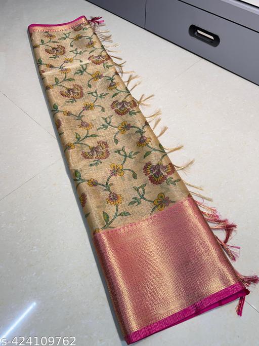 TISSUE KOTA CHECK PRINT SARI