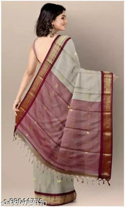 2024 new saree cotton silk peacock butti