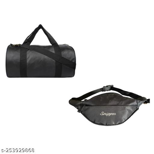 Gym bag and waist bag combo