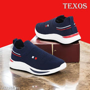 TEXOS Light Weight Flyknit Casual Sneakers Shoes For Kids, Boys and Girls