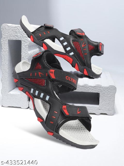 CLYMB Men's Phylon Sandals with Adjustable Back Strap Ultra Soft & Flexibility Anti Skid Comfortable Waterproof Daily Mules Sports Sandals for Men