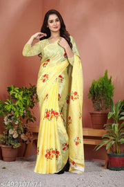 Best Georgette Printe Silk Daily wear Saree