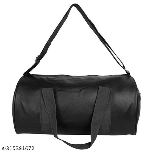Foldable Sports Bags for Gym Men Women Duffle Bag Lightweight for Cross Train, Travel & Gym Workout (Black Color)