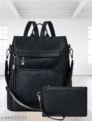 Bohobuzz Backpack Purse for Women Convertible Travel Vintage PU Leather Bag(Backpack,bag,backpack for women women bag fashion,stylish)